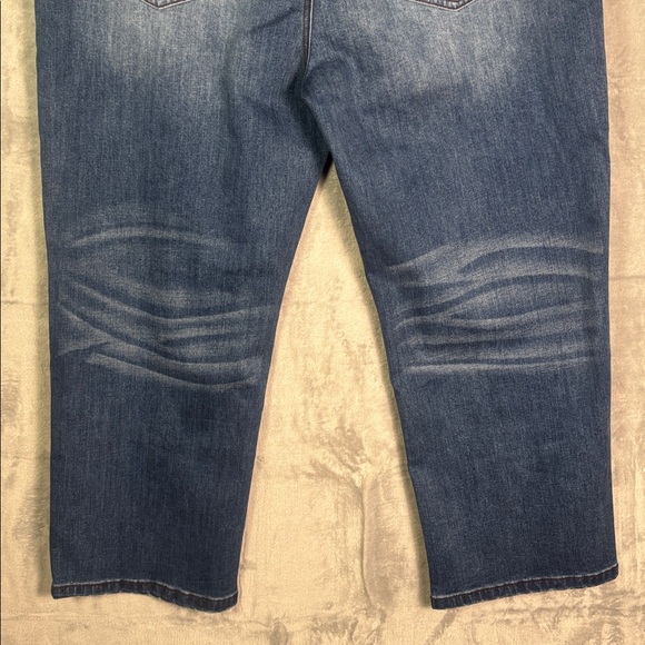 NWT New Flamingals Medium Wash Cropped Ankle Stretch Jeans Size 3XL - Picture 8 of 8